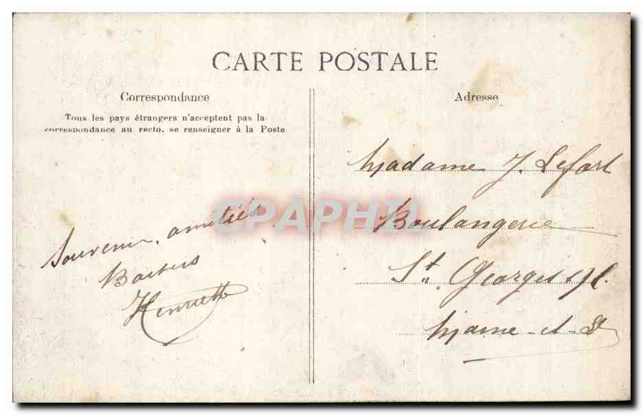 Paris CPA Le Petit Journal Vue partie du bureau de la comptabilite TOP (journal presse media) — Verso
