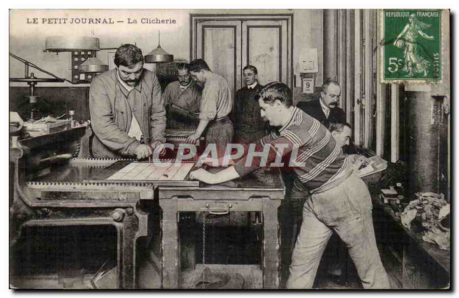 Paris CPA Le Petit Journal La clicherie TOP (journal presse media)