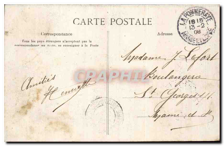 Paris CPA Le Petit Journal Bureau du President du conseil d'administration TOP (journal presse media) — Verso