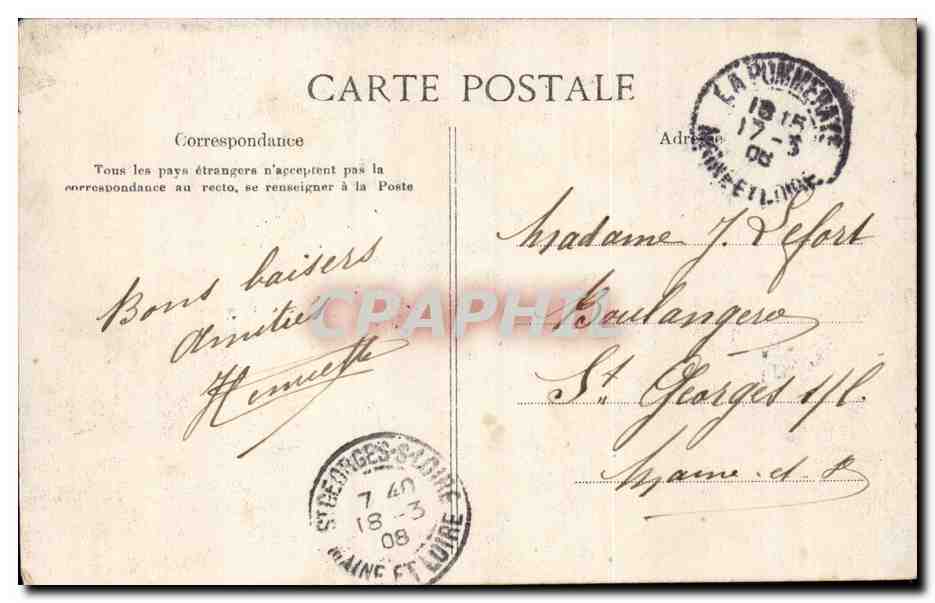 Paris CPA Le Petit Journal Bureau des controles des services administratifs TOP (journal presse media) — Verso
