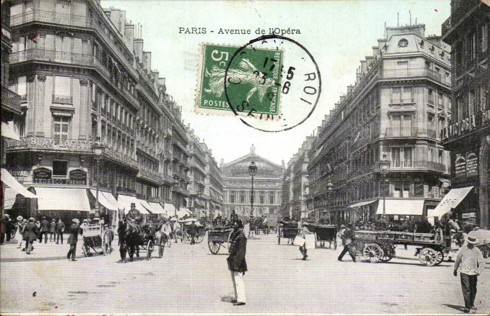 Paris CPA Avenue de l'opera