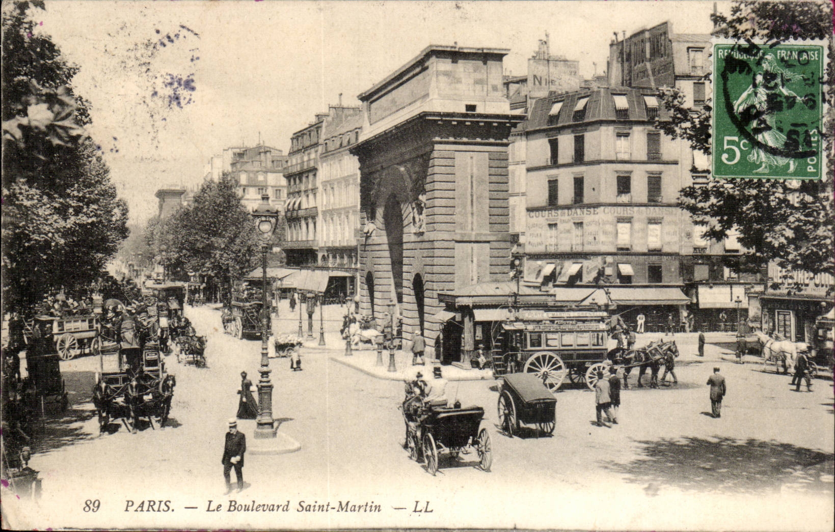 Paris CPA Boulevard Saint Martin