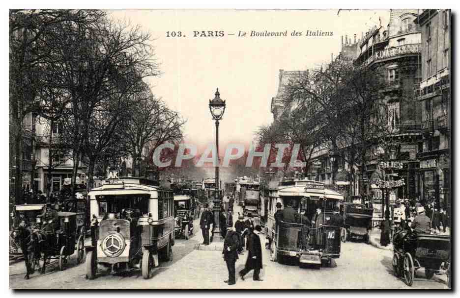 Paris CPA Boulevard des Italiens