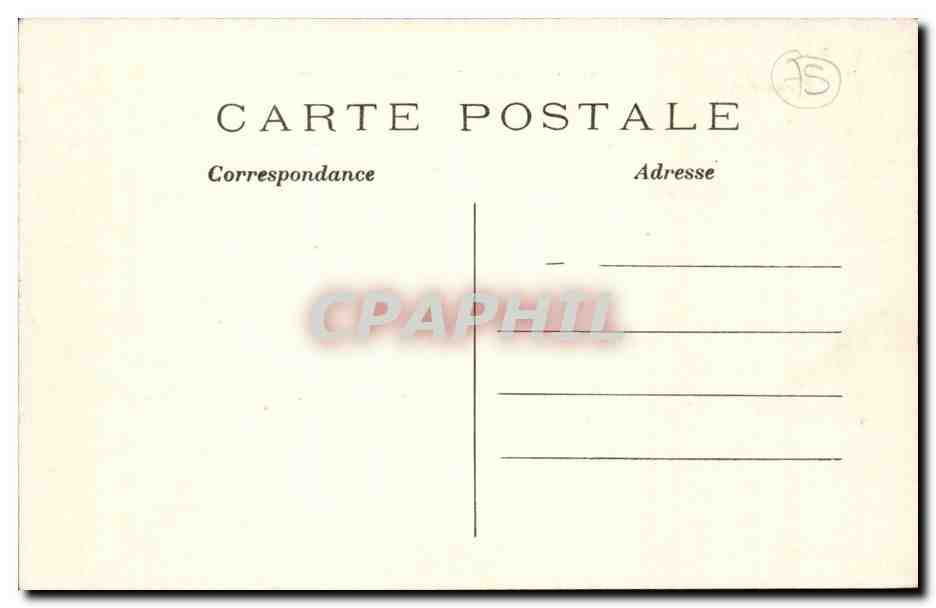 Paris CPA Boulevard des Italiens — Rückseite