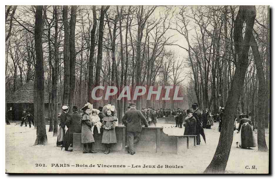 Parijs - Bois de Vincennes - De Balspelers — C.M. n°202
