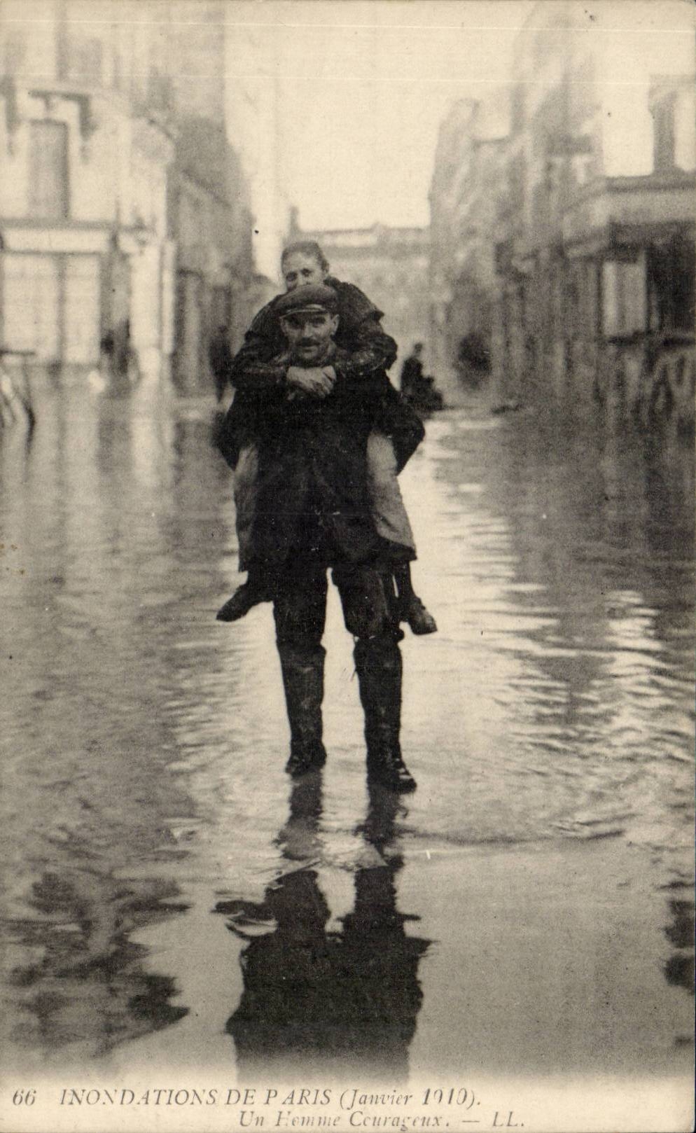 Inondations de Paris — Janvier 1910 — LL. n°66