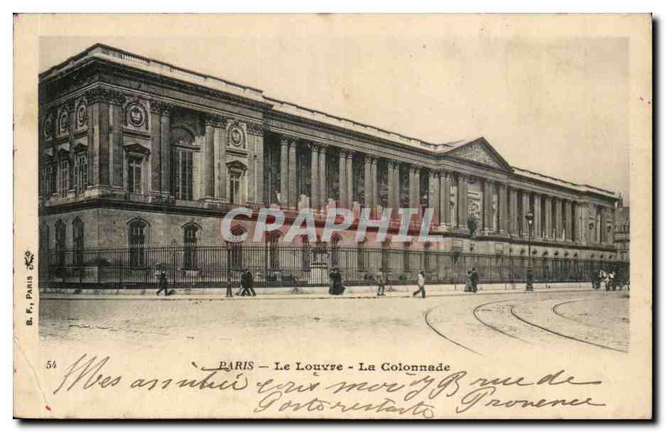 Paris CPA La colonnade