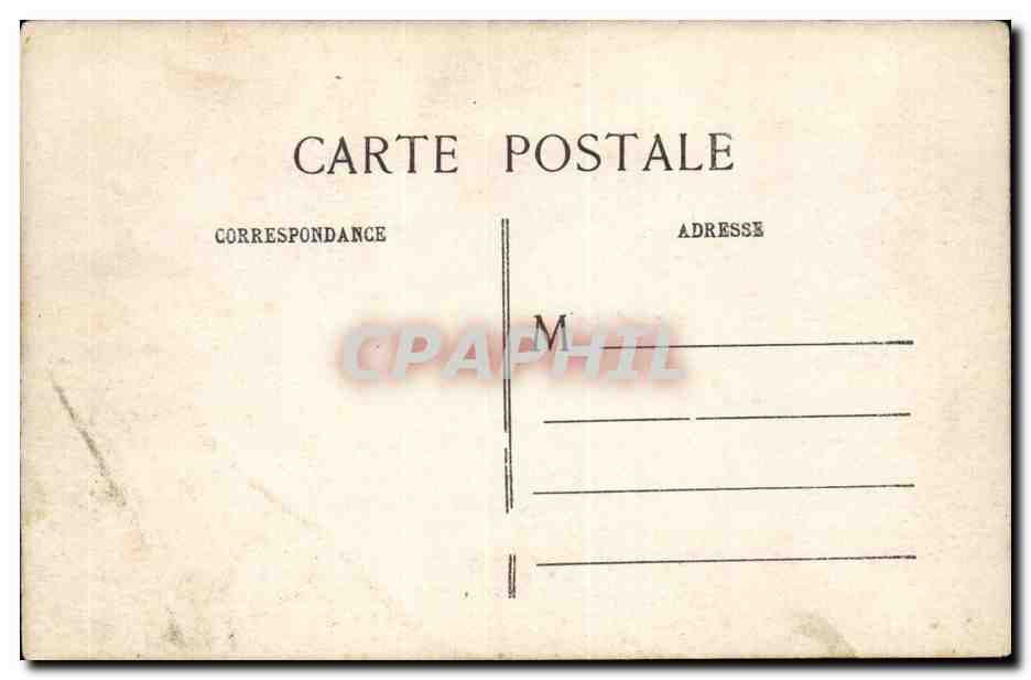 Neuilly CPA Boulevard Argenson Inondations Janvier 1910 — Rückseite