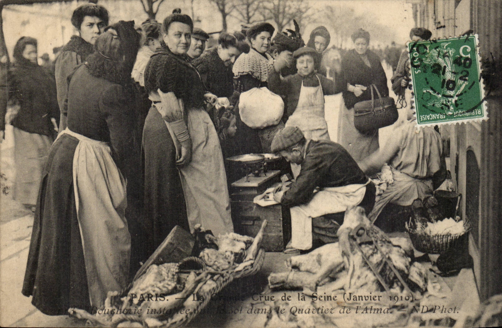 París — La Grande Crue de la Senna (Enero 1910) — ND Phot.