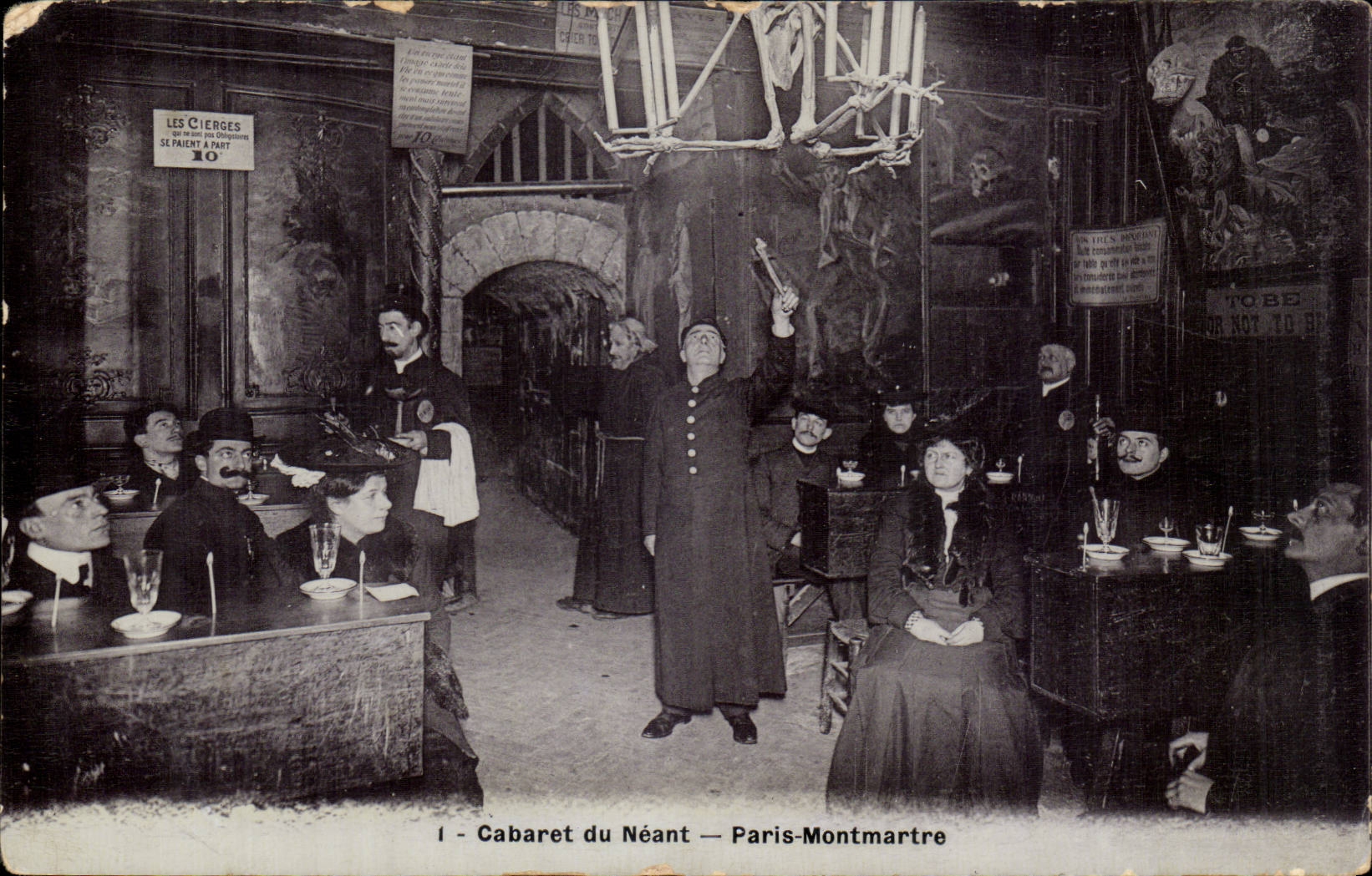 Paris CPA Cabaret du Neant Paris Montmartre
