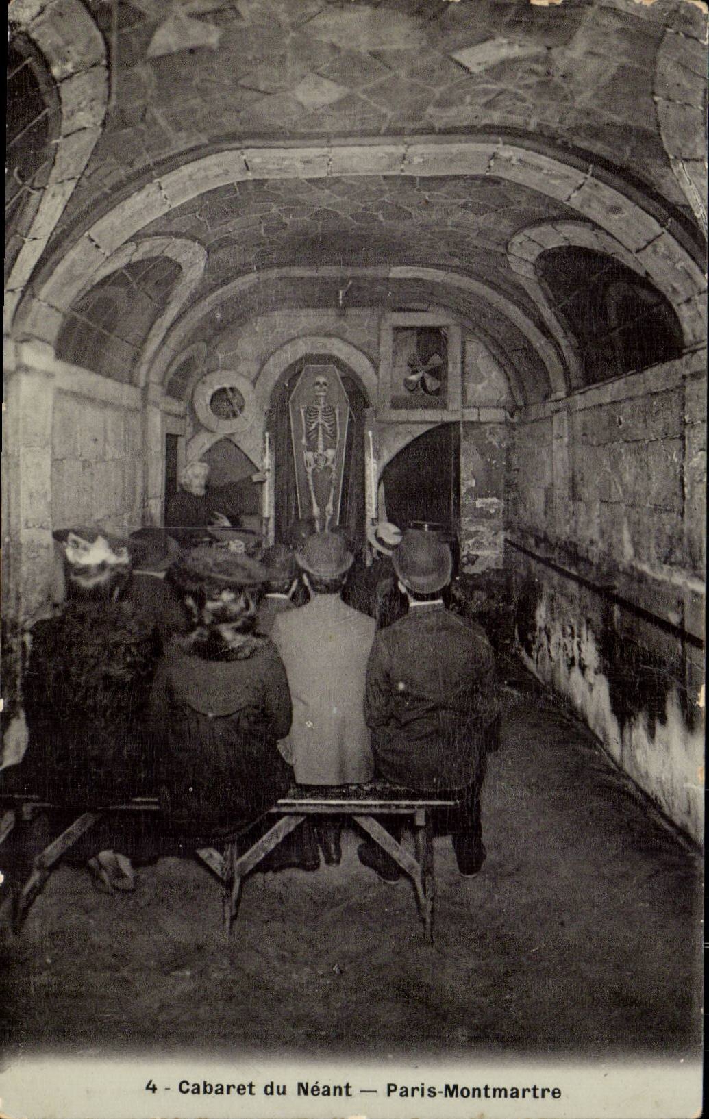 Paris CPA Cabaret du Neant Paris Montmartre
