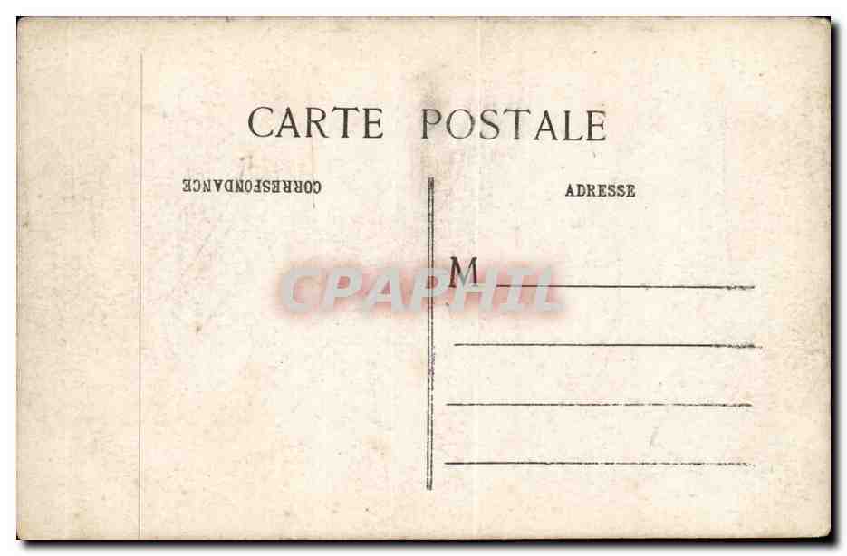 Neuilly CPA Inondations 1910 — Rückseite