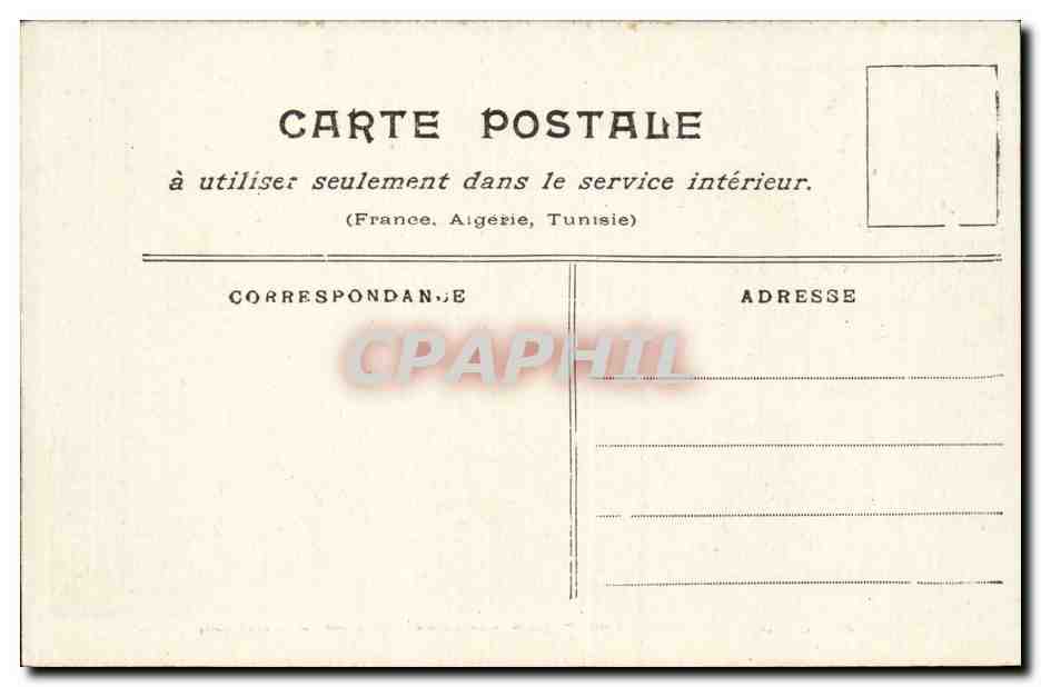 Paris CPA Inondations 1910 Rue Lecourbe (jardins maraichers) — Rückseite