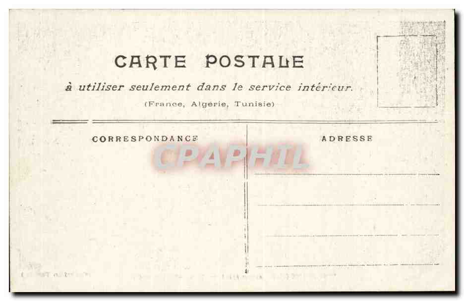 Paris CPA Inondations 1910 Quai de la Rapee — Rückseite