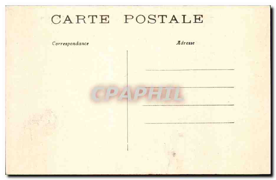 Paris CPA Inondations 1910 Esplanade des Invalides — Rückseite