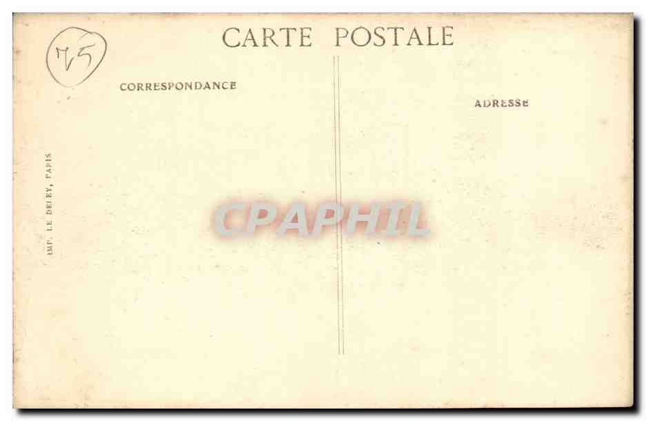 Paris CPA FEtes de la Victoire 14 juillet 1919 Le defile Troupes americaines — Rückseite