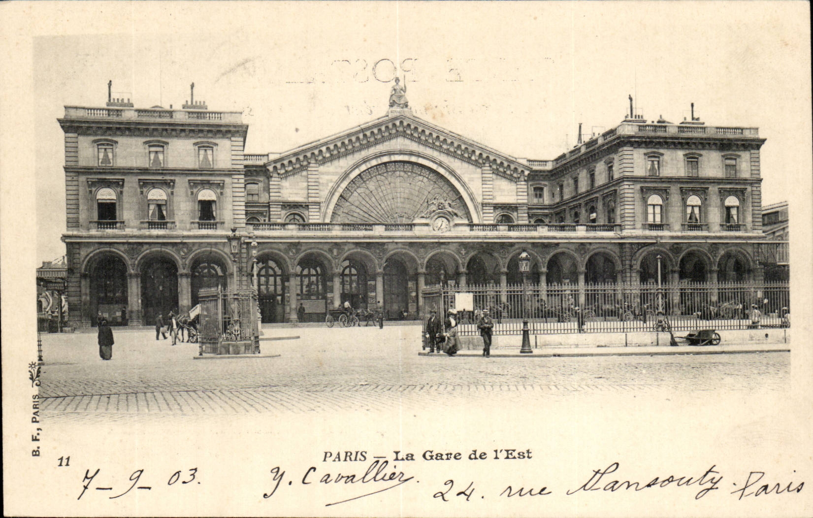 Paris CPA Gare de l'est