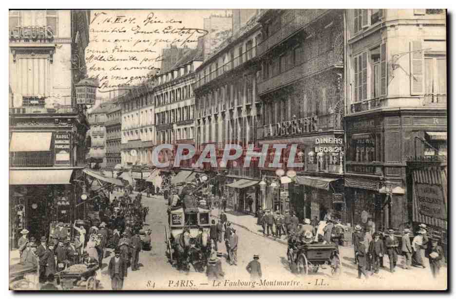 Paris CPA Faubourg Montmartre