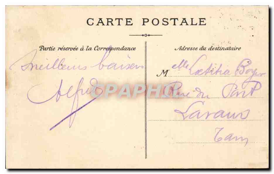 Paris CPA Notre DAme — Rückseite