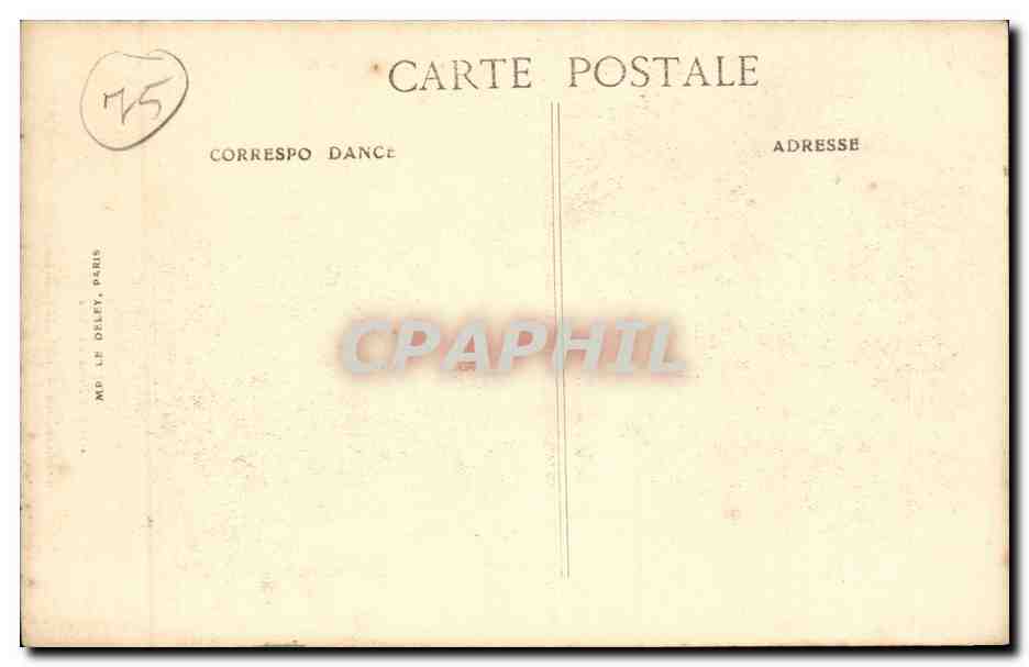 Les Fêtes de la Victoire à Paris — 14 juillet 1919 — Le Défilé — Le Salut aux Morts — Éditeur BLD — Rückseite