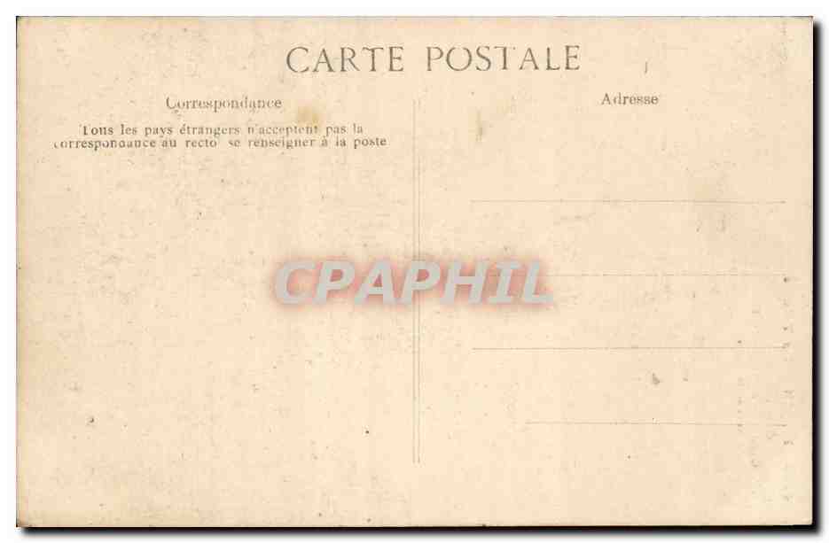 Paris CPA La Trinite Style Renaissance  — Rückseite