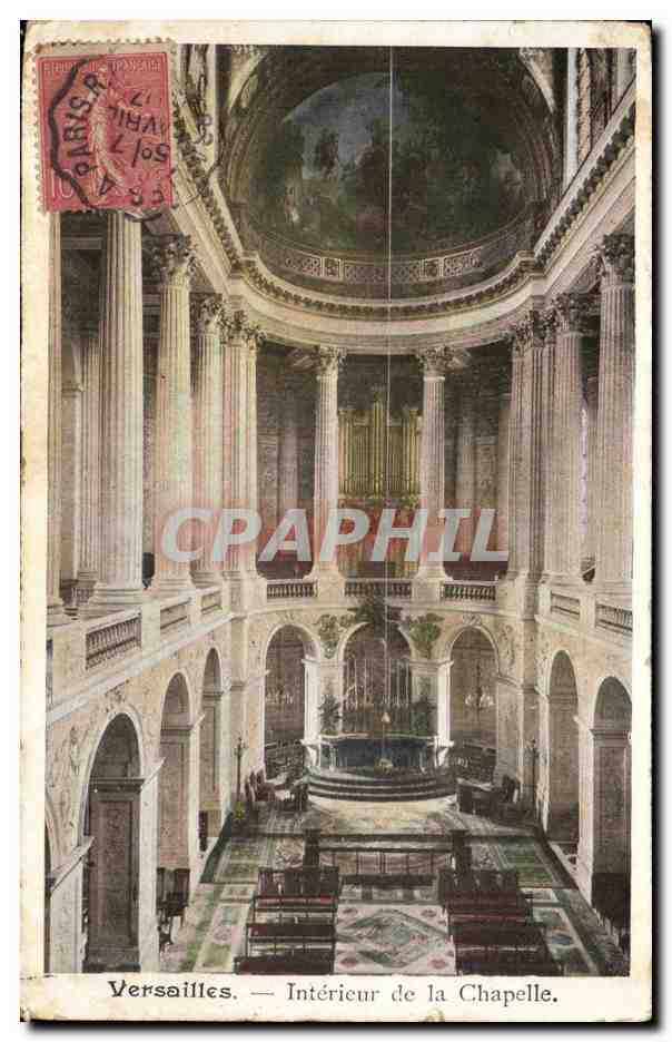 Versailles — Intérieur de la Chapelle.