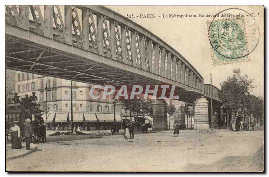 Paris — Le Métropolitain, Boulevard de Grenelle — G. I.
