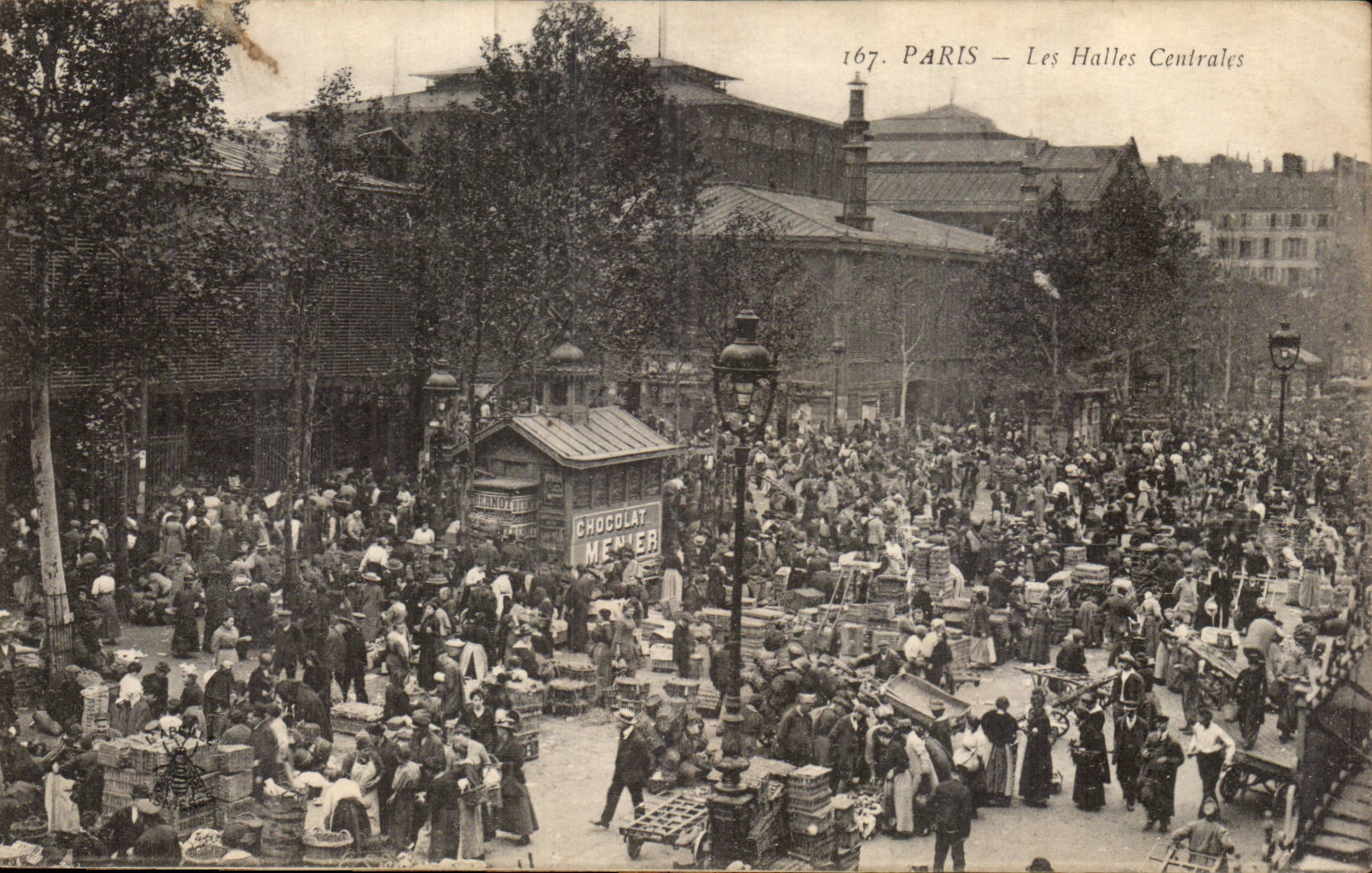 PARIS — Le Halles Centrales — Imp. L'Abéille, 34 rue de Bondy, Parigi