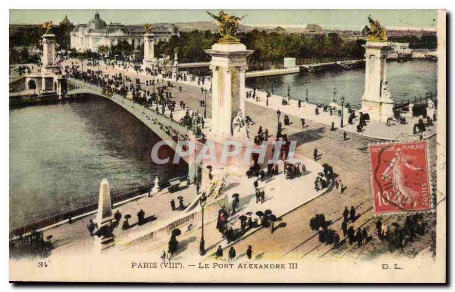 Paris CPA Pont Alexandre III
