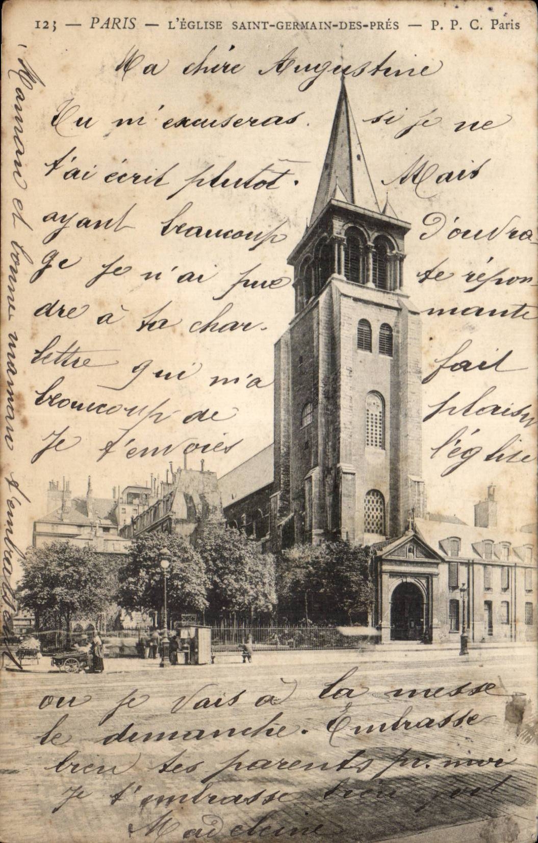 Paris CPA Eglise Saint Germain des PRes