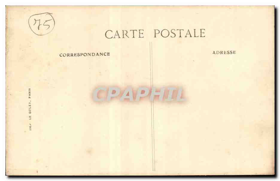 Paris CPA Les fetes de la victoire 14 juillet 1919 Le defile Troupes francaises (militaria) — Rückseite
