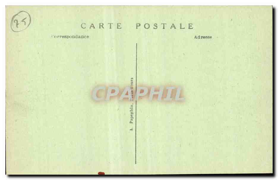 Paris — Rue Washington — A.P. — Verso