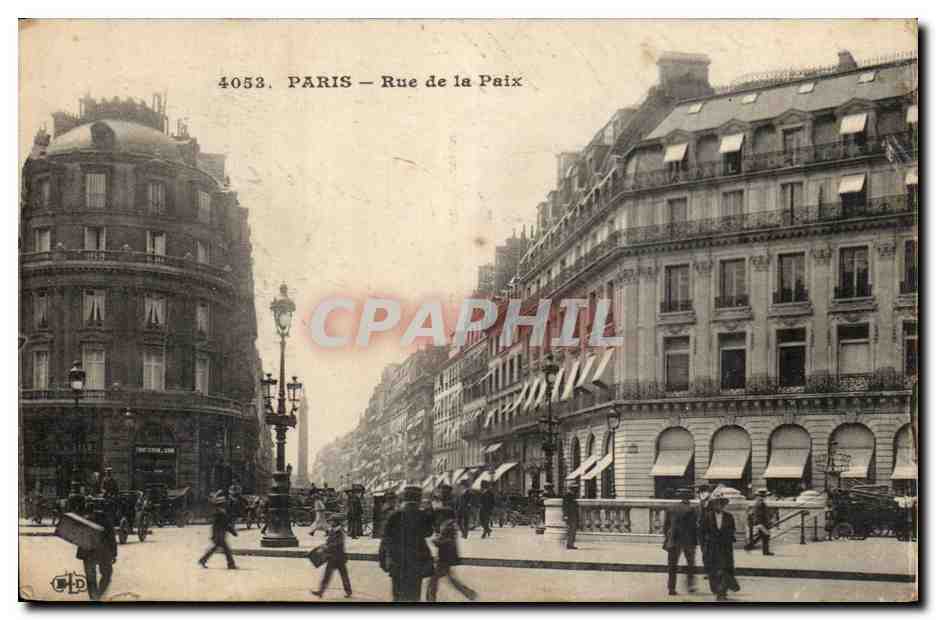 Paris CPA Rue de la Paix