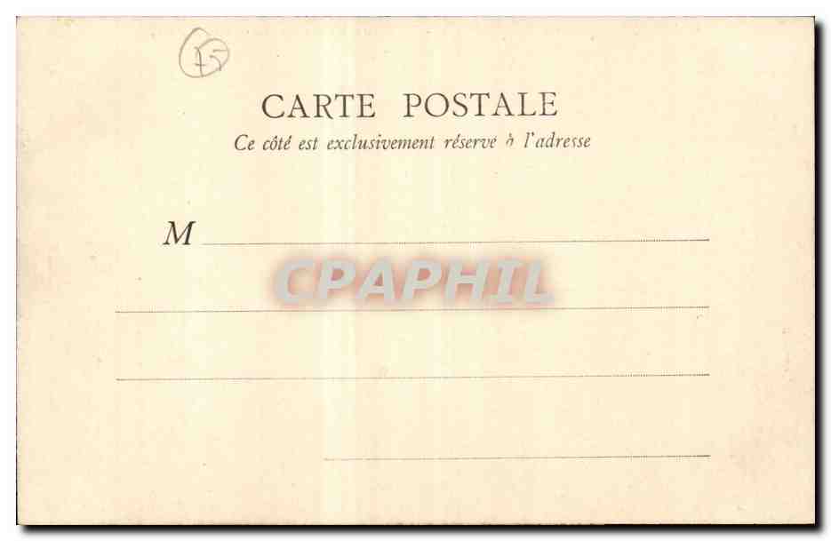 Paris CPA Le bois de Boulogne a l'automne — Rückseite