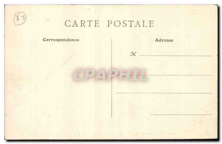 Paris CPA Arc de TRiomphe du carrousel  — Rückseite