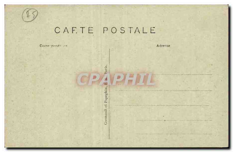 Paris CPA Jardins du Trocadero et Tour Eiffel Pont d'iena — Rückseite