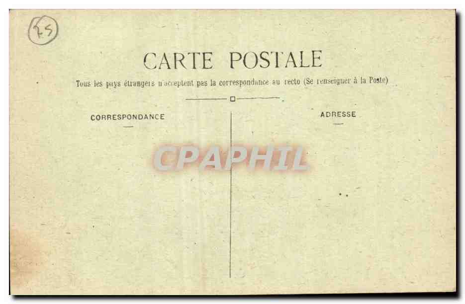 Paris CPA La butte montmartre et le SAcre Coeur — Rückseite
