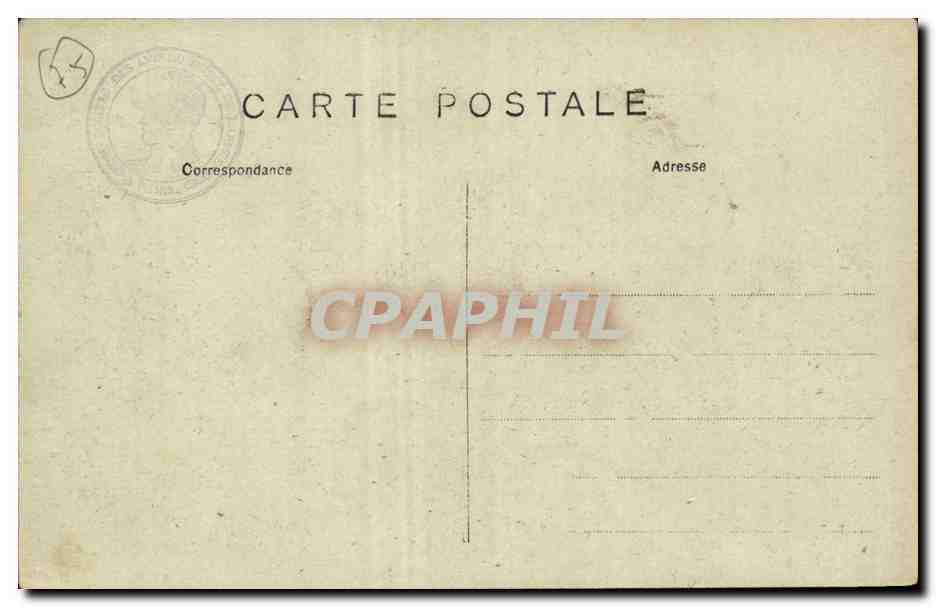 Paris CPA Hotel des Invalides Cour d'honneur — Rückseite