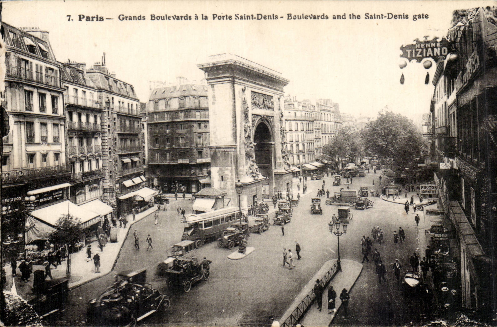 Paris CPA Grands boulevards de la Porte Saint Denis 