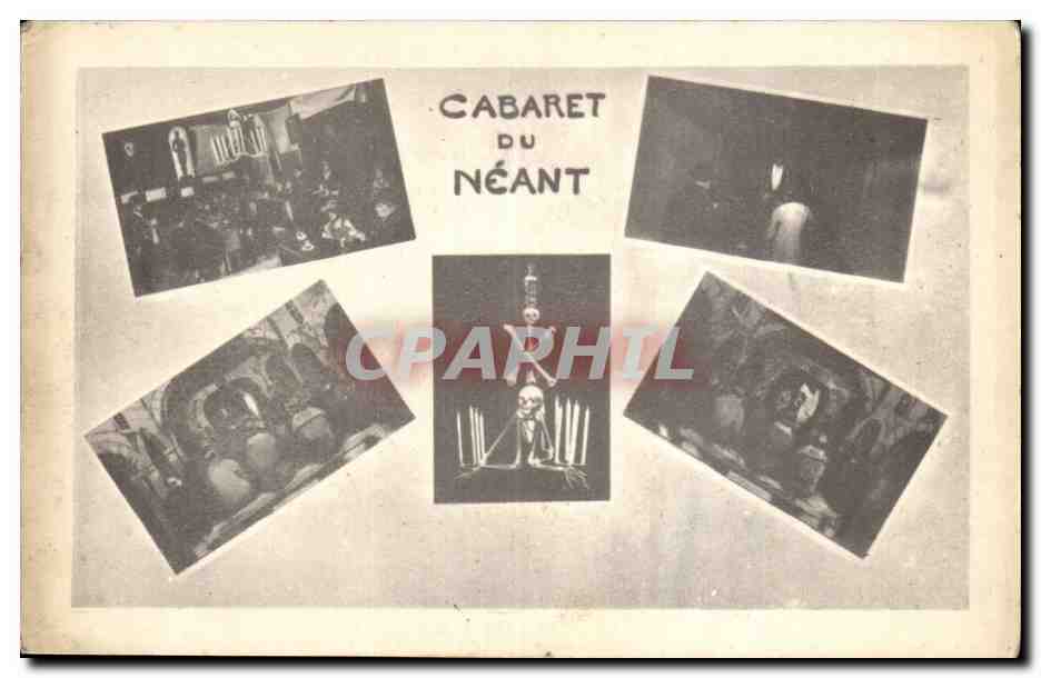 Paris CPA Montmartre Cabaret du neant