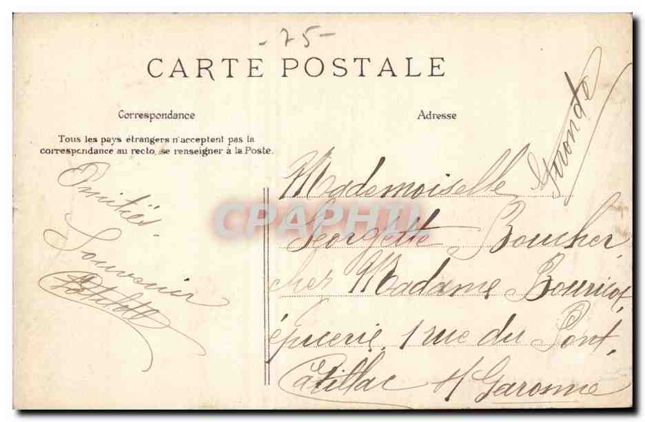 Paris — Avenue Victoria — E. L. D. — Reverso