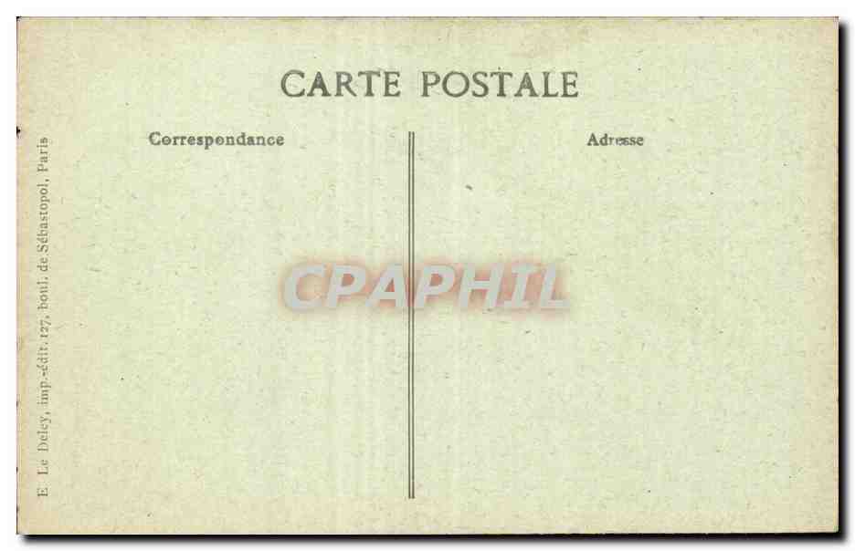 Paris CPA Rue Lhomond Ancienne rue des Postes  — Rückseite