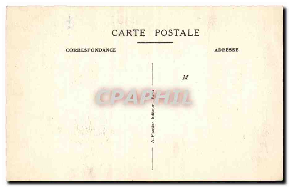 Paris CPA Montmartre Cabaret du neant Caveau Les spectres tristes — Rückseite