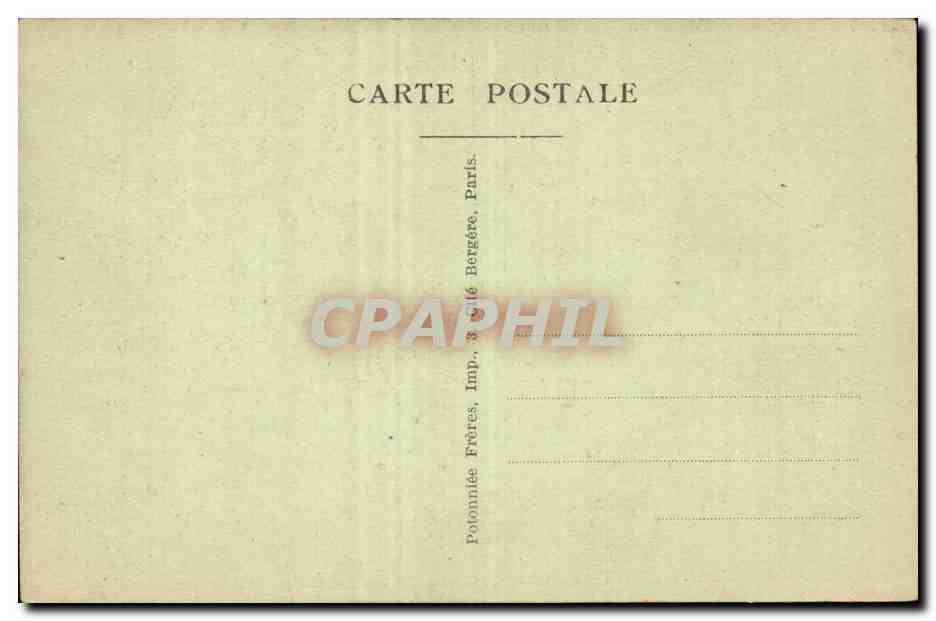 Paris CPA Montmartre Cabaret du neant Caveau Les spectres tristes — Rückseite