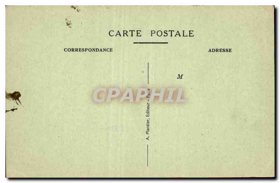 Paris CPA Montmartre Cabaret du neant Caveau des Trepasses — Rückseite