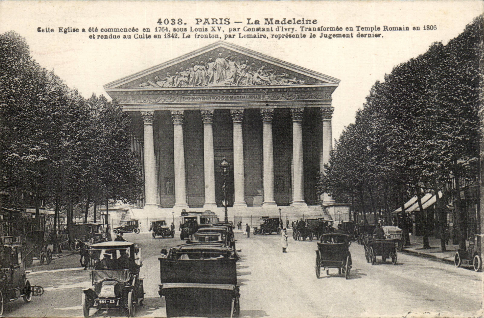 Paris CPA La Madeleine 