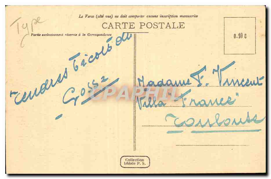 Algerie CPA Scenes et types Jeune arabe du sud — Back
