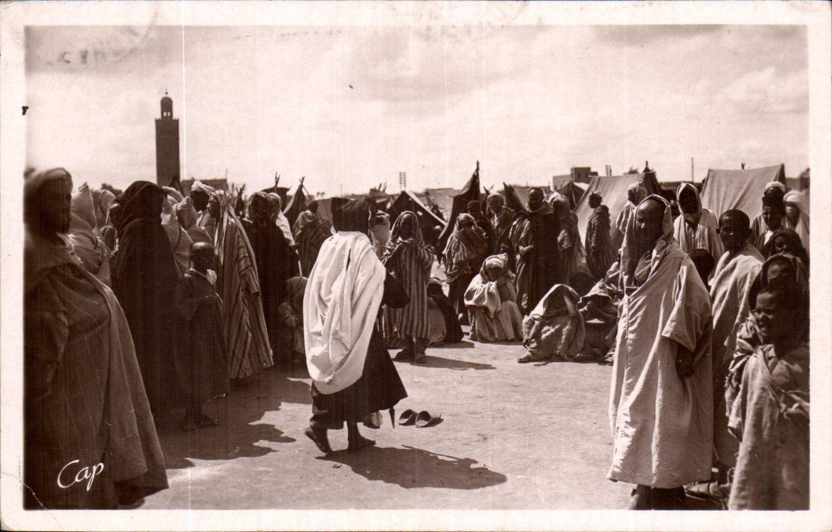 Arab Camp Scene — publisher Réal-Photo, no. 1103