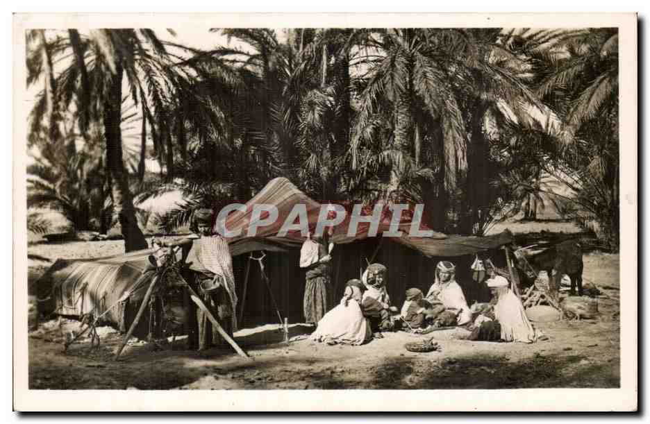 Campement de Nomades dans l'Oasis — Imprimerie d'Art, Saint-Roch, Nice — n° 8186