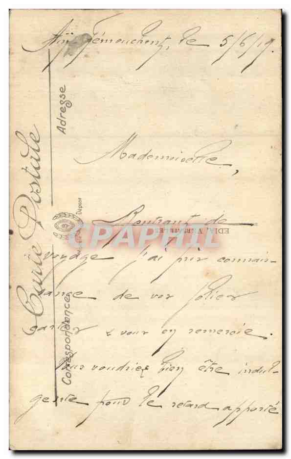 Algerie CPA Scenes et types Puits artesien — Rückseite